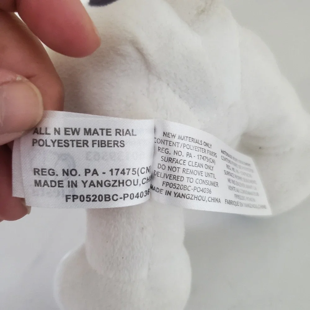 Fiesta Peanuts Snoopy Plush 6 Inch Stuffed Animal White Dog Red Collar 60139563